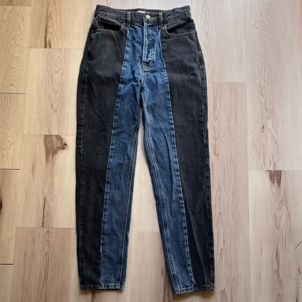 Pacsun Ultra Highrise Two-Tone Jeans
